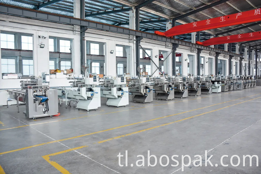 Food Packing Machinery Packaging Line para sa Hamburger Bun Roll Hotdog Packing